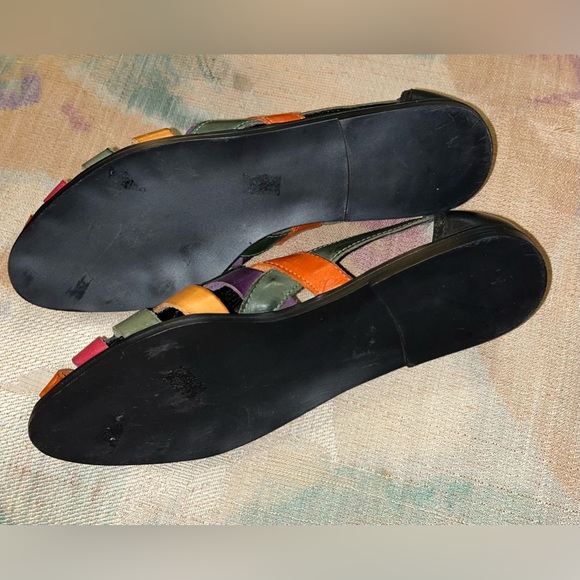 Sandra Miller Devito leather huarache sandals - Picture 5 of 5